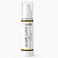 Body Oil bottle labeled 'Agape Love' on a white background