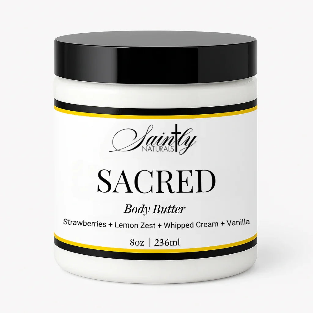 Sacred Body Butter - Natural Christian body moisturizer