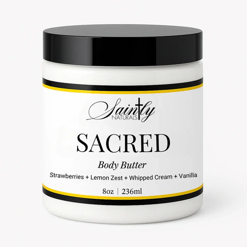 Sacred Body Butter - Natural Christian body moisturizer